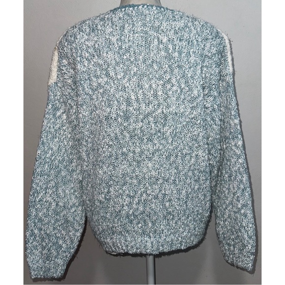 Vintage Beaded Floral Appliqué Sweater - Picture 6 of 10